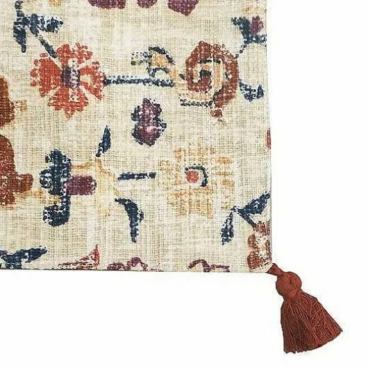 Food Network Vintage Rug Pring Placemat With Tassels
