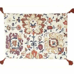 Food Network Vintage Rug Pring Placemat With Tassels
