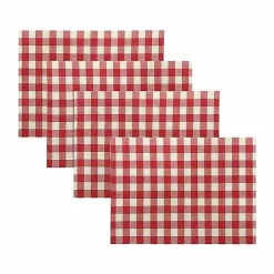 Food Network Vinyl Gingham Placemat 4-Pk.