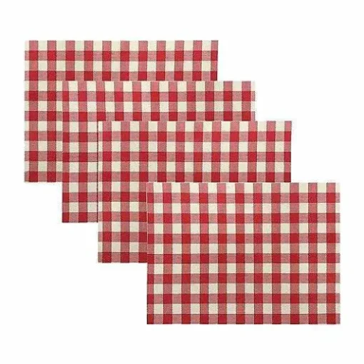 Food Network Vinyl Gingham Placemat 4-Pk.