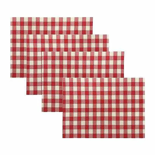 Food Network Vinyl Gingham Placemat 4-Pk.