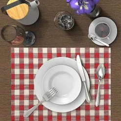 Food Network Vinyl Gingham Placemat 4-Pk.