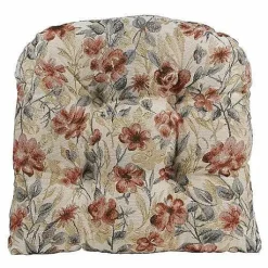 Food Network Watercolor Floral Chair Pad
