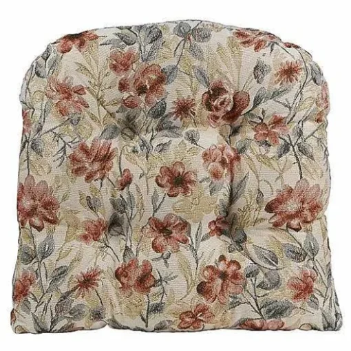 Food Network Watercolor Floral Chair Pad