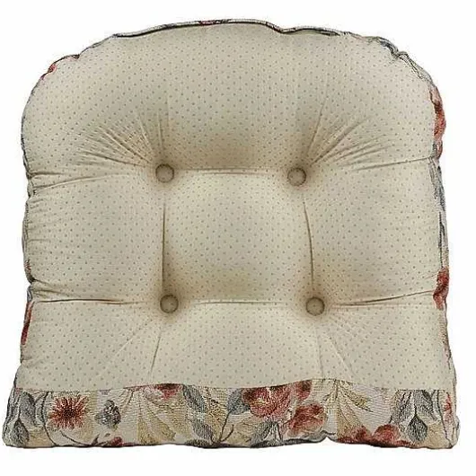 Food Network Watercolor Floral Chair Pad