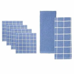 Food Network® Windowpane Grid Dishcloth & Kitchen Towel 6-Pk.