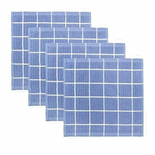 Food Network® Windowpane Grid Dishcloth 4-Pk.