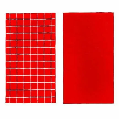 Food Network Windowpane Grid Kitchen Towel 2-Pk.