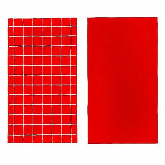 Food Network Windowpane Grid Kitchen Towel 2-Pk.
