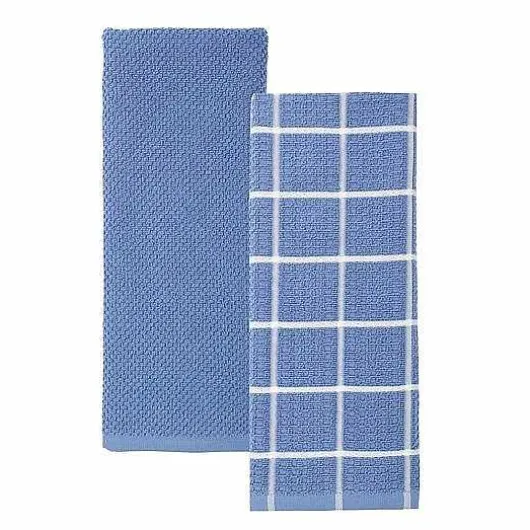 Food Network Windowpane Grid Kitchen Towel 2-Pk.