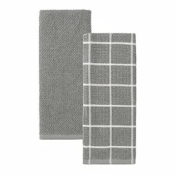 Food Network Windowpane Grid Kitchen Towel 2-Pk.
