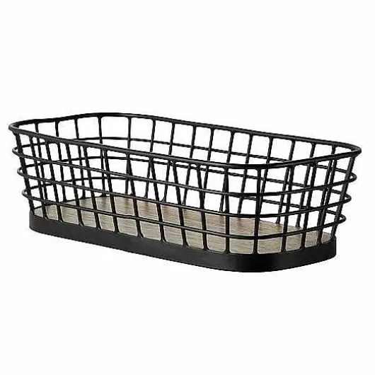 Food Network Wire & Wood Basket