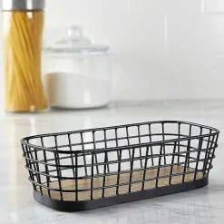 Food Network Wire & Wood Basket