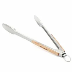 Food Network Wood Handle Grilling Tongs