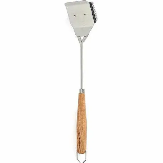 Food Network Wood Handle Grill Brush