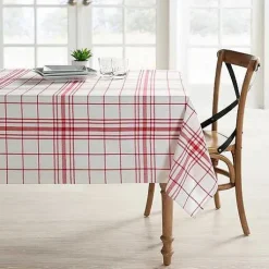 Food Network Woven Plaid Picnic Tablecloth