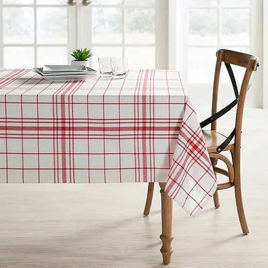 Food Network Woven Plaid Picnic Tablecloth